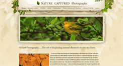 Desktop Screenshot of naturecapturedphotography.com